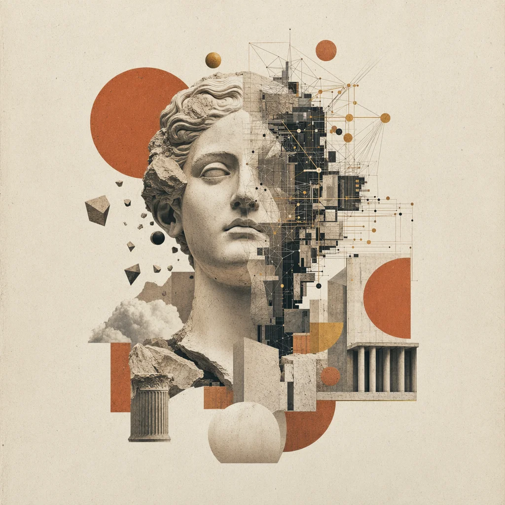 Neo-classical profile — digital dissolution